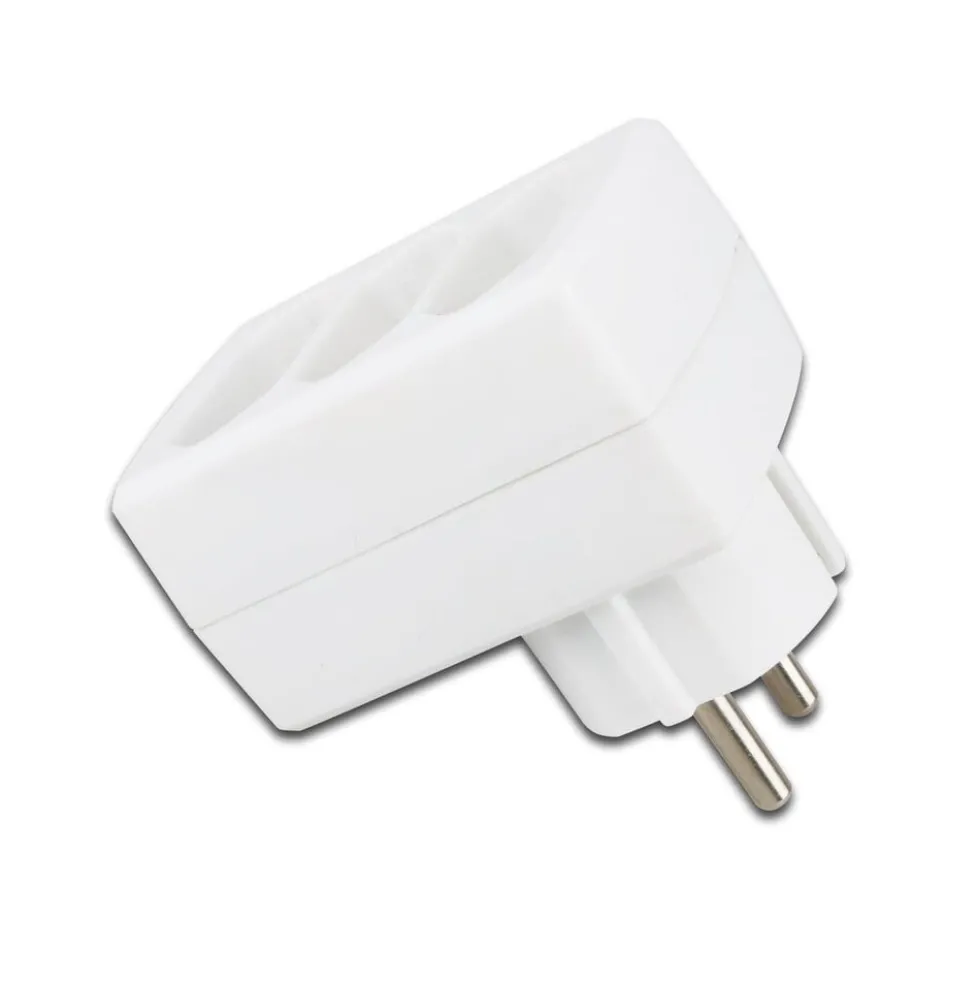 Verteilerstecker 3-fach für 2-polige Stecker - Max. 2300W