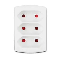 Verteilerstecker 3-fach für 2-polige Stecker - Max. 2300W