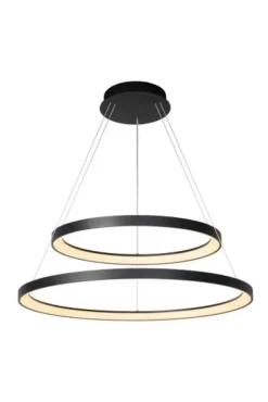 VIDAL - Pendelleuchten - Ø 78 cm - LED Dim. - 1x92W 2700K - Schwarz