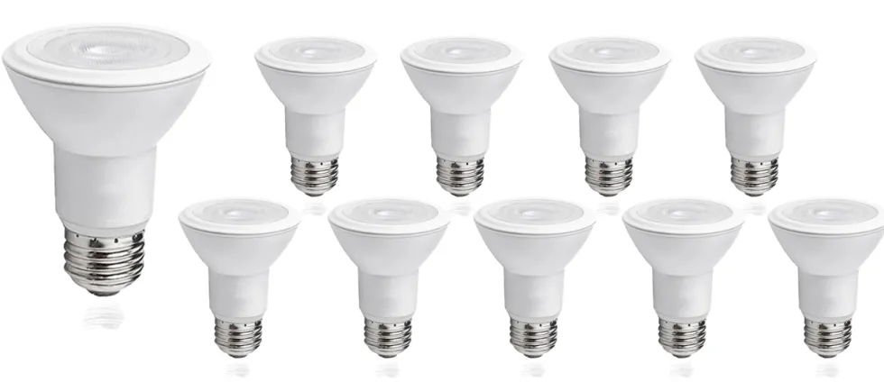 Vorteilspack 10 Stück - E27 LED Lampen - Typ PAR30 - 12W entspricht 90W - 3000K Warmweiß