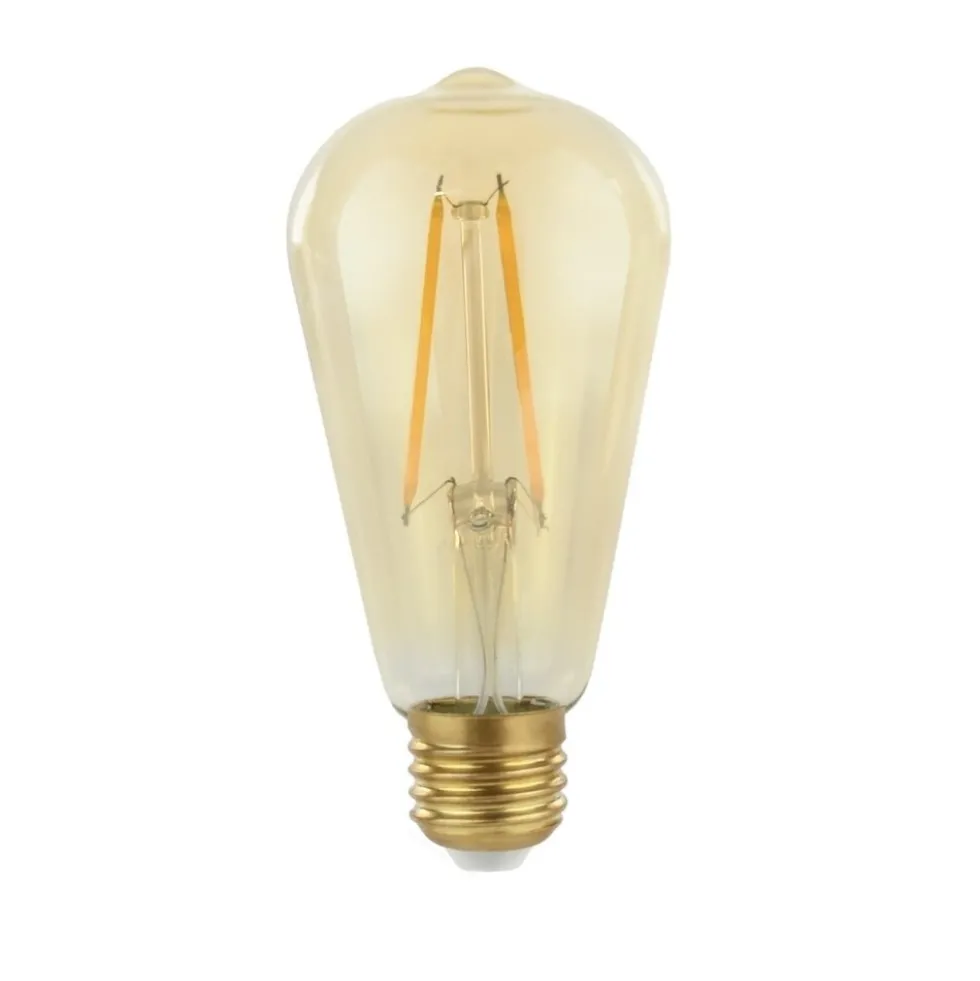 Vorteilspack 10 Stück - E27 LED Lampen hoch - 2W entspricht 25W - 2500K extra Warmweiß