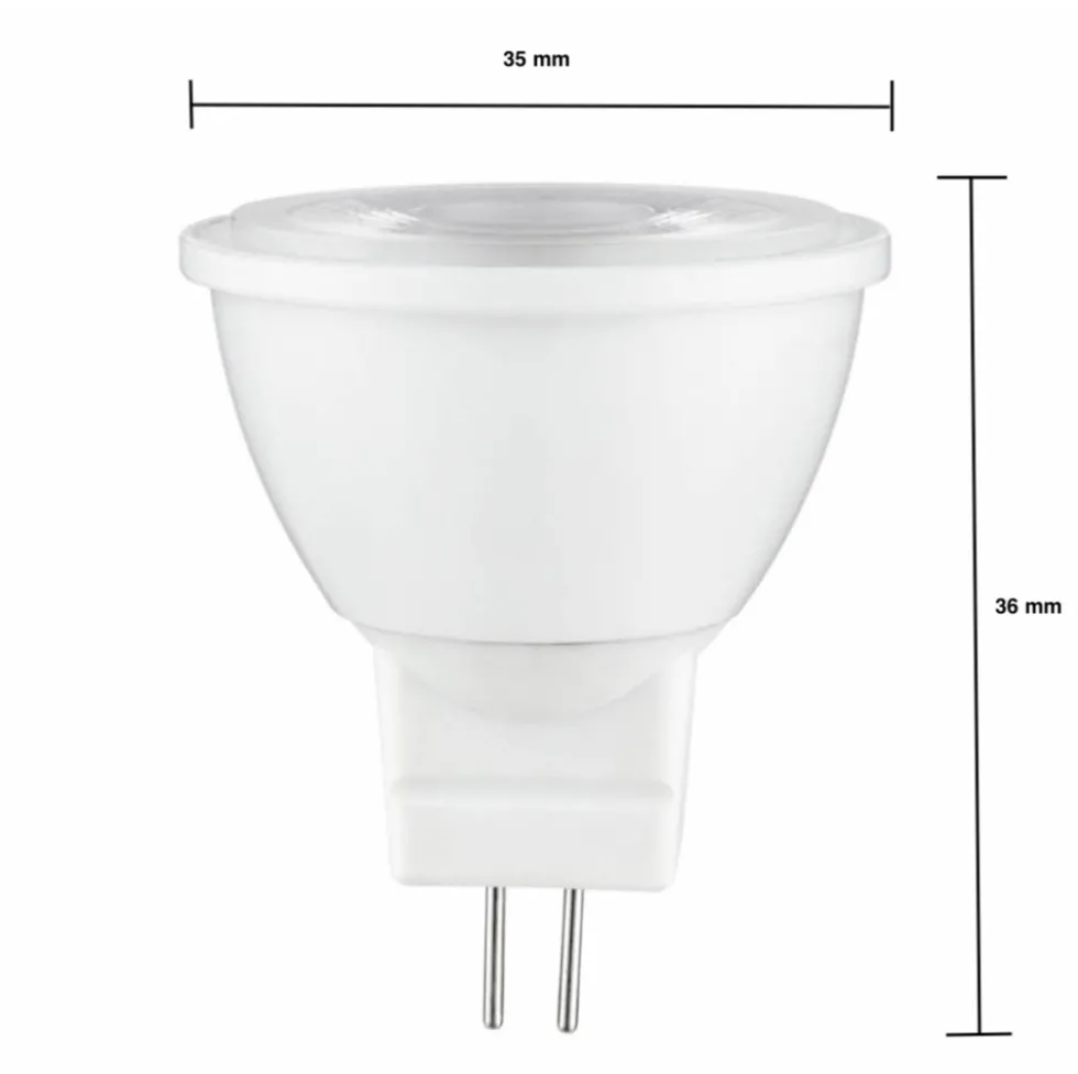 Vorteilspack 10 Stück - GU4 LED Spots - 3W entspricht 25W - Lichtfarbe optional
