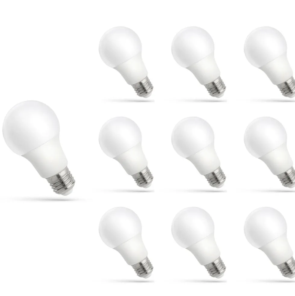 Vorteilspack 10x LED Lampe E27- A60 - 8,5W entspricht - 3000K Warmweiß