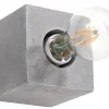 Wandleuchte ARIZ Beton - 1x E27 Fassung - max. 60W - exkl. LED's