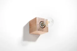 Wandleuchte ARIZ Natur Holz - 1x E27 Fassung - max. 60W - exkl. LED's