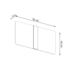 Wandleuchte AZALIA - 2x G9 Fassung - max. 2x40W - exkl. LED's