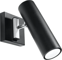 Wandleuchte DIREZIONE Schwarz - 1x GU10 Fassung - max. 40W - exkl. LED's