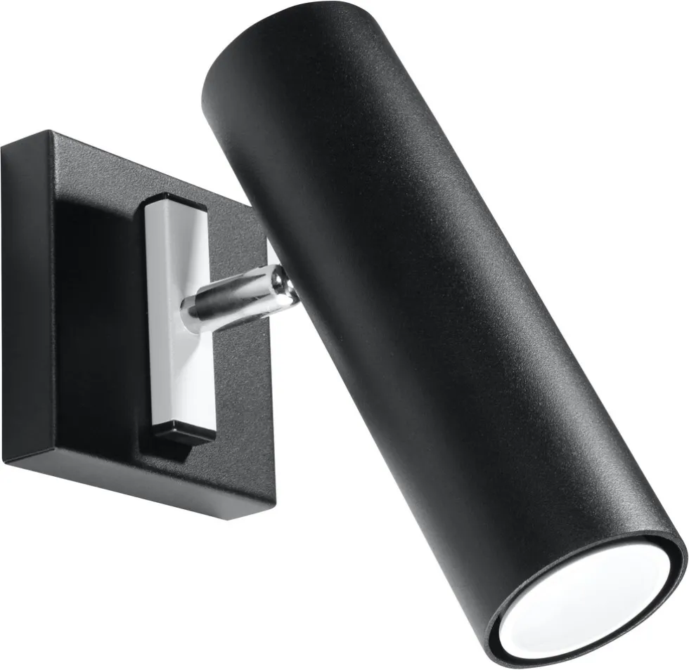 Wandleuchte DIREZIONE Schwarz - 1x GU10 Fassung - max. 40W - exkl. LED's