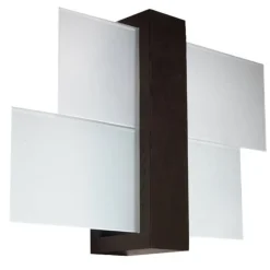 Wandleuchte FENIKS 1 Wengé Holz - 1x E27 Fassung - max. 60W - exkl. LED's