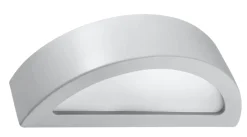 Wandleuchte Keramik ATENA Grau - 1x E27 Fassung - max. 60W - exkl. LED's