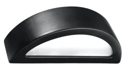 Wandleuchte Keramik ATENA Schwarz - 1x E27 Fassung - max. 60W - exkl. LED's