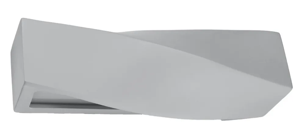 Wandleuchte Keramik SIGMA Grau - 1x E27 Fassung - max. 1x60W - exkl. LED's