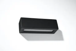 Wandleuchte Keramik VEGA Schwarz - 1x E27 Fassung - max. 60W - exkl. LED's
