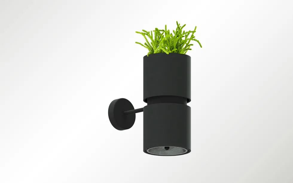 Wandleuchte KUKKIA Schwarz - 1x GU10 / ES111 Fassung - max. 40W - exkl. LED's