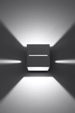 Wandleuchte LOBO Grau - 1x G9 Fassung - max. 40W - exkl. LED's
