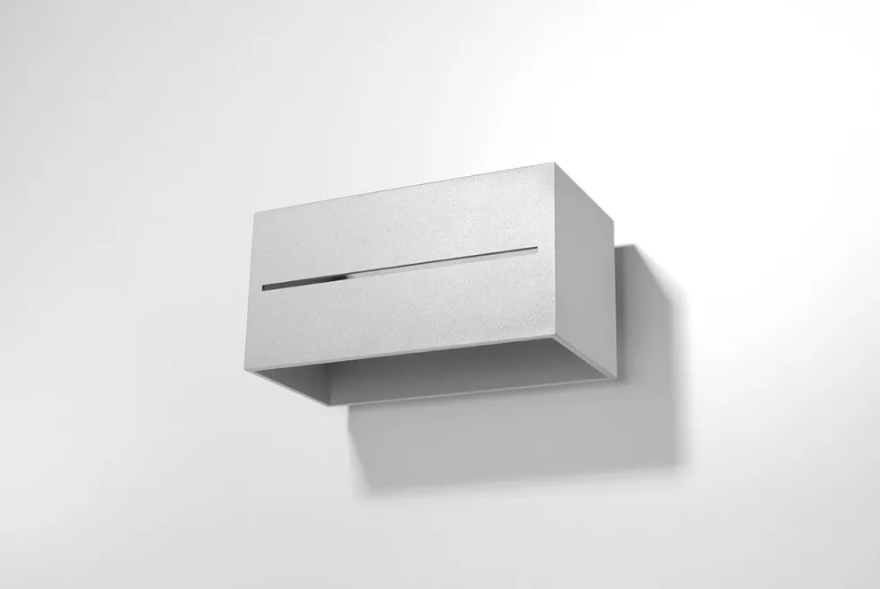Wandleuchte LOBO MAXI Grau - 2x G9 Fassung - max. 2x40W - exkl. LED's