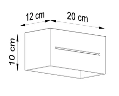 Wandleuchte LOBO MAXI Weiß - 2x G9 Fassung - max. 2x40W - exkl. LED's