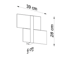 Wandleuchte MASSIMO Chrom - 2x E14 Fassung - max. 2x40W - exkl. LED's