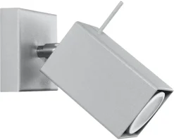 Wandleuchte MERIDA 1 Grau - 1x GU10 Fassung - max. 40W - exkl. LED's