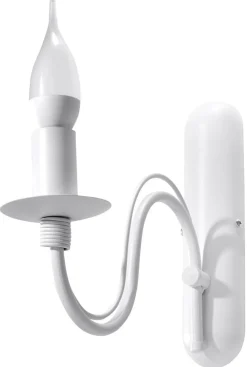 Wandleuchte MINERWA Weiß - 1x E14 Fassung - max. 40W - exkl. LED's