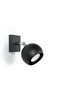 Wandleuchte OCULARE Schwarz - 1x GU10 Fassung - max. 40W - exkl. LED's