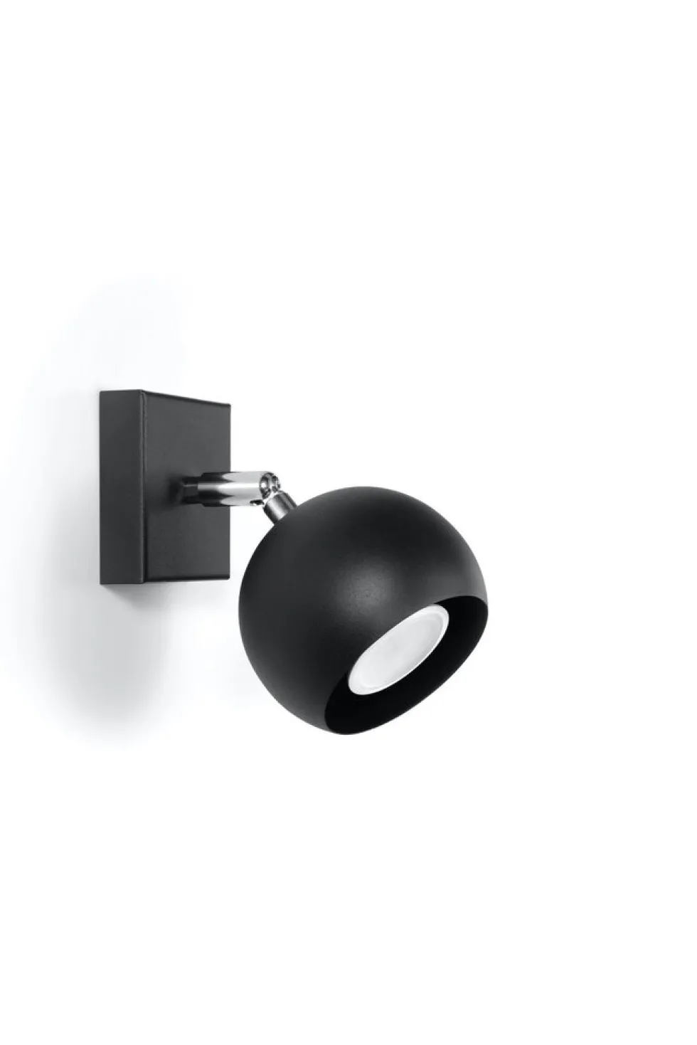 Wandleuchte OCULARE Schwarz - 1x GU10 Fassung - max. 40W - exkl. LED's