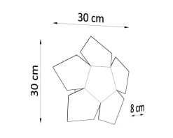 Wandleuchte PENTA Weiß - 2x G9 Fassung - max. 2x40W - exkl. LED's