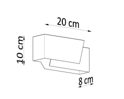Wandleuchte PIEGARE - 1x G9 Fassung - max. 40W - exkl. LED's