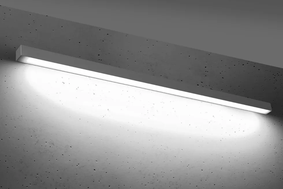 Wandleuchte PINNE 150 Grau - 39W - 7200Lm - 4000K Neutralweiß