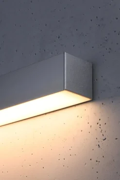 Wandleuchte PINNE 67 Grau - 17W - 3179Lm - 3000K Warmweiß
