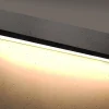 Wandleuchte PINNE 150 Schwarz - 39W - 7200Lm - 3000K Warmweiß
