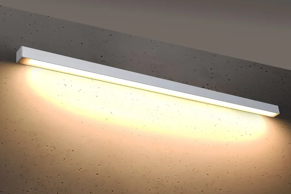 Wandleuchte PINNE 150 Weiß - 39W - 7200Lm - 3000K Warmweiß
