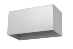 Wandleuchte QUAD MAXI Grau - 2x GU10 Fassung - max. 2x40W - exkl. LED's