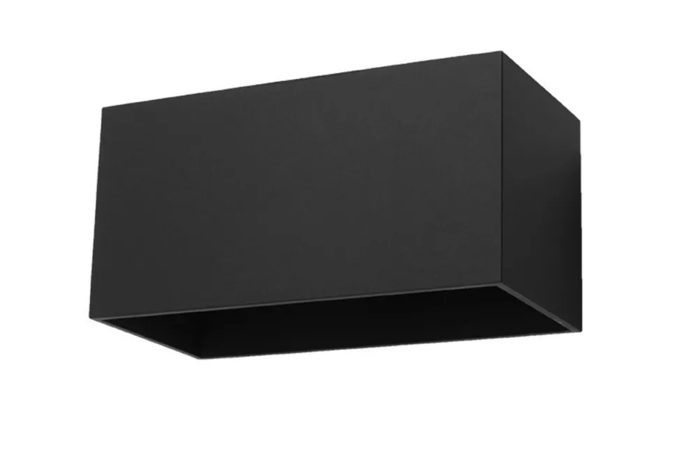 Wandleuchte QUAD MAXI Schwarz - 2x GU10 Fassung - max. 2x40W - exkl. LED's