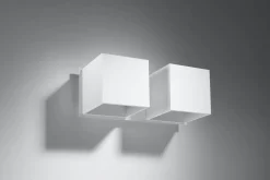 Wandleuchte QUAD 2 Weiß - 2x GU10 Fassung - max. 2x40W - exkl. LED's