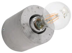 Wandleuchte SALGADO Beton - 1x E27 Fassung - max. 60W - exkl. LED's