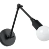 Wandleuchte STARK Schwarz - 1x E27 Fassung - max. 60W - exkl. LED's