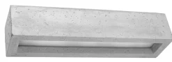 Wandleuchte VEGA 50 Beton - 2x E27 Fassung - max. 2x60W - exkl. LED's