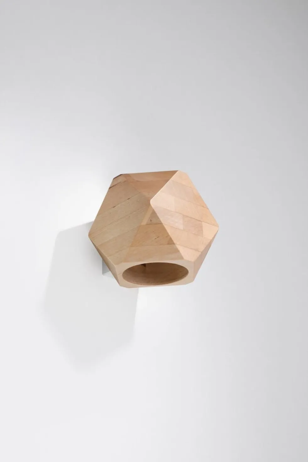 Wandleuchte WOODY Holz Natur - 1x GU10 Fassung - max. 40W - exkl. LED's
