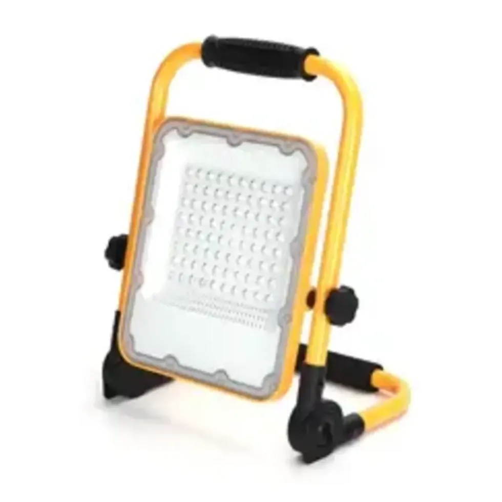 Wiederaufladbare LED-Arbeitsleuchte IP65 – 50 W, 1400 Lumen – 6500 K Tageslichtweiß – Bis zu 12 Stunden Betriebszeit