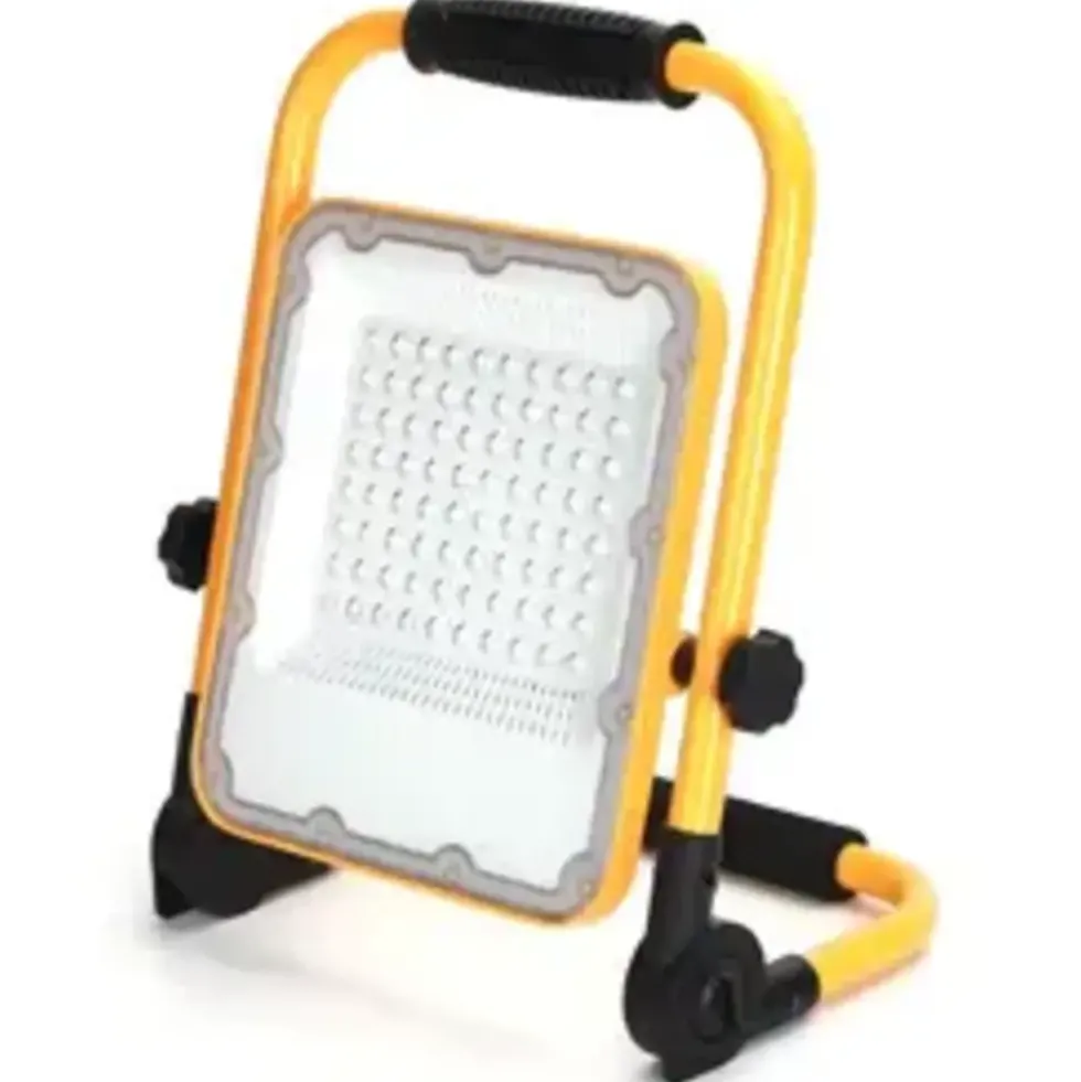 Wiederaufladbare LED-Arbeitsleuchte IP65 – 50 W, 1400 Lumen – 6500 K Tageslichtweiß – Bis zu 12 Stunden Betriebszeit
