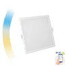 WLAN LED - Einbauspot dimmbar 12W viereckig - CCT 3000K-6500K - per App steuerbar
