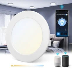 WLAN LED Einbauspot - 12W - CCT 3000K-6500K - per App steuerbar