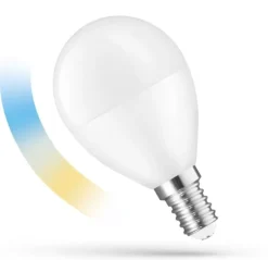 WLAN LED Lampe kugelförmig - E14 5W - 2700K-6500K - per App steuerbar