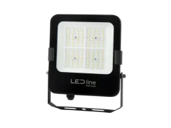 100W - LED Strahler Schwarz - PRIME -140lm p/w - 4000K - IP66 - 120° Abstrahlungswinkel
