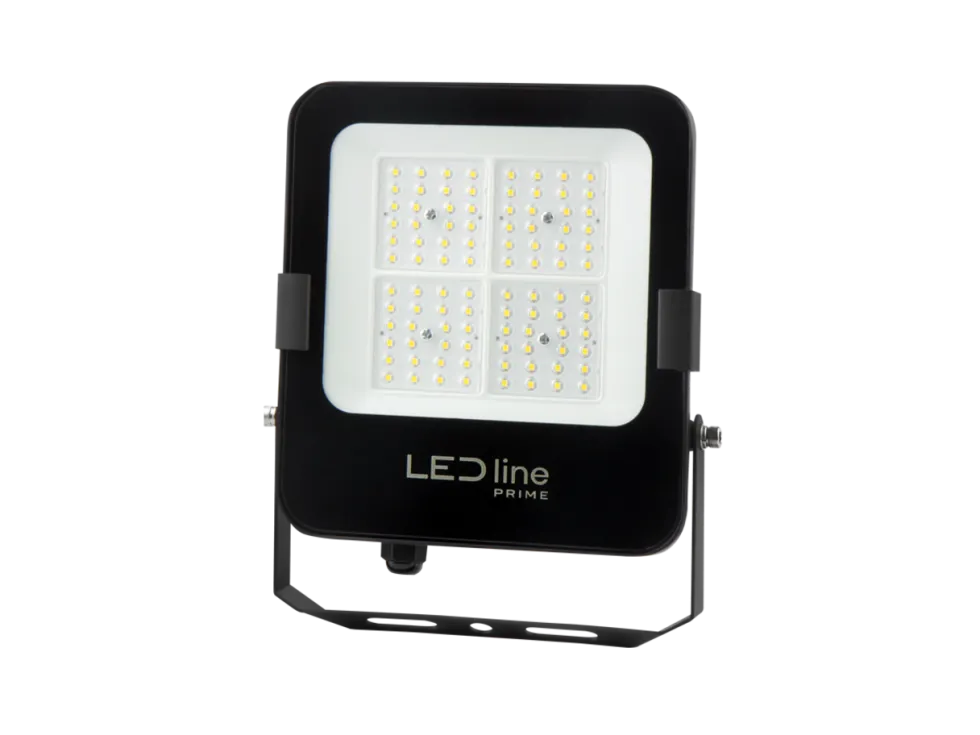 100W - LED Strahler Schwarz - PRIME -140lm p/w - 4000K - IP66 - 120° Abstrahlungswinkel